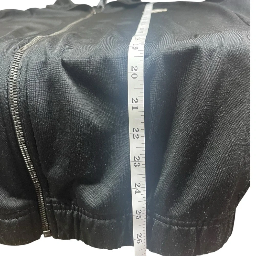 Adidas Black and White 3-Stripe Full Zip Track Jacket - Picture 8 of 9